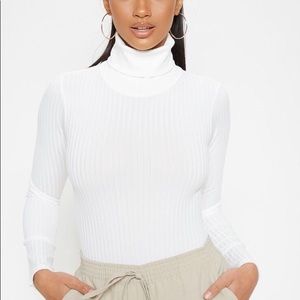 Pretty little thing white turtle neck
